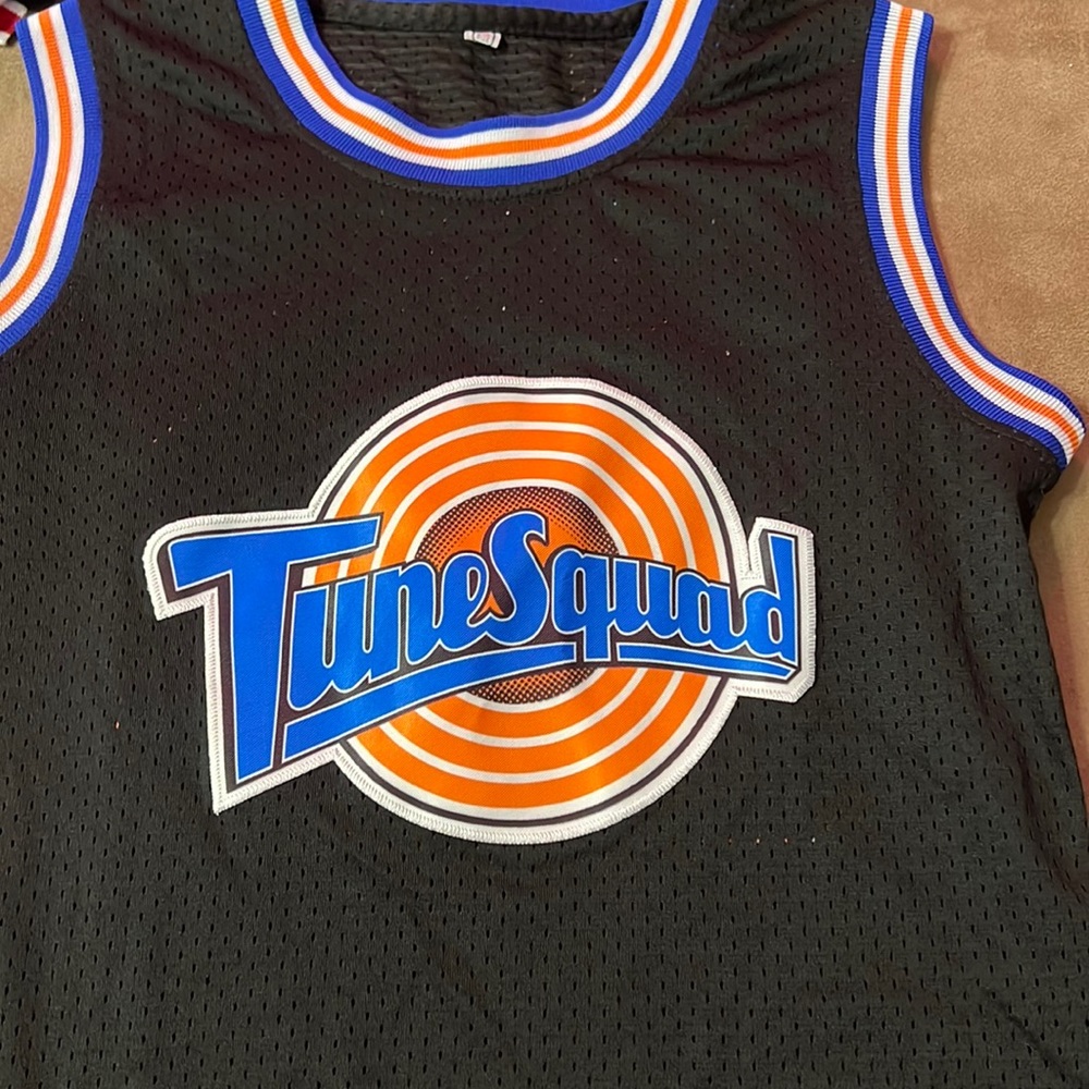 Worn once! Tune squad jersey… XS but fit more like a Small